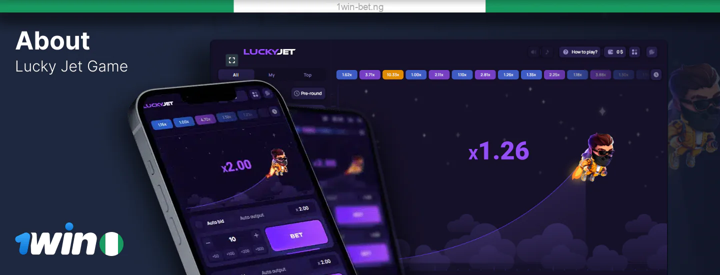 About 1win Nigeria Lucky Jet Game