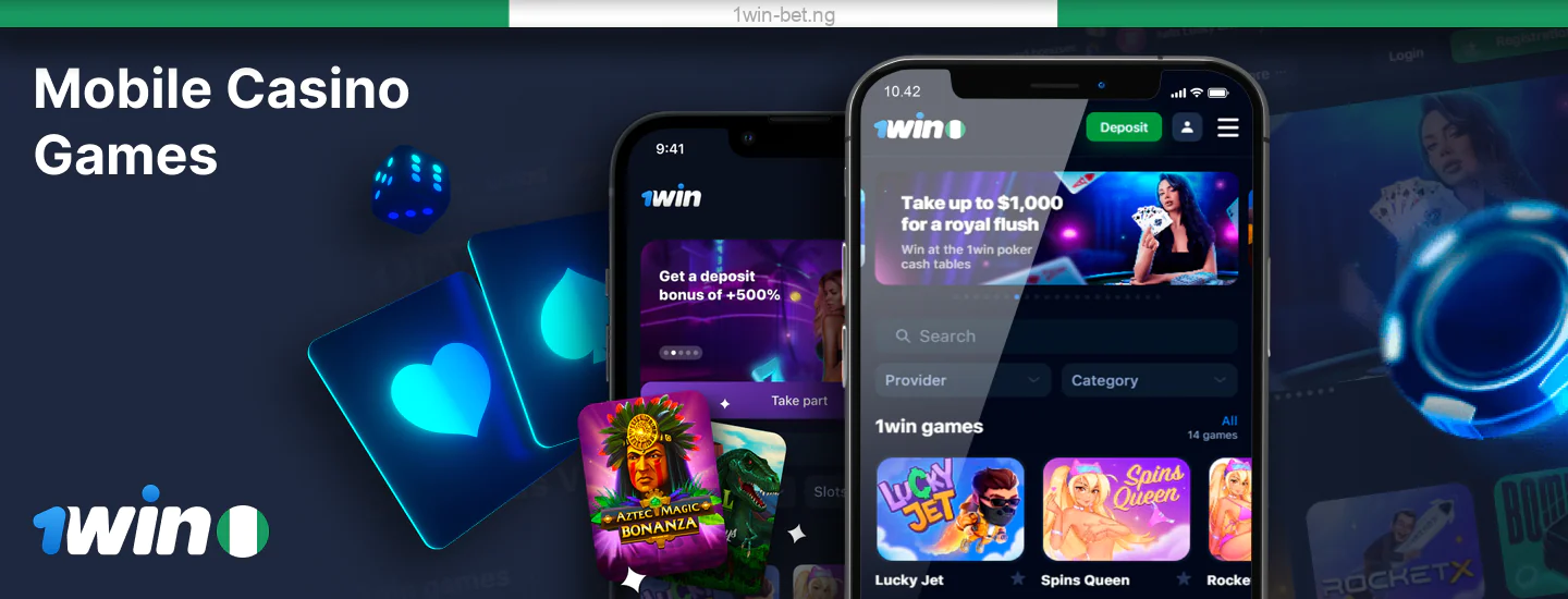 Casino on 1win Nigeria app