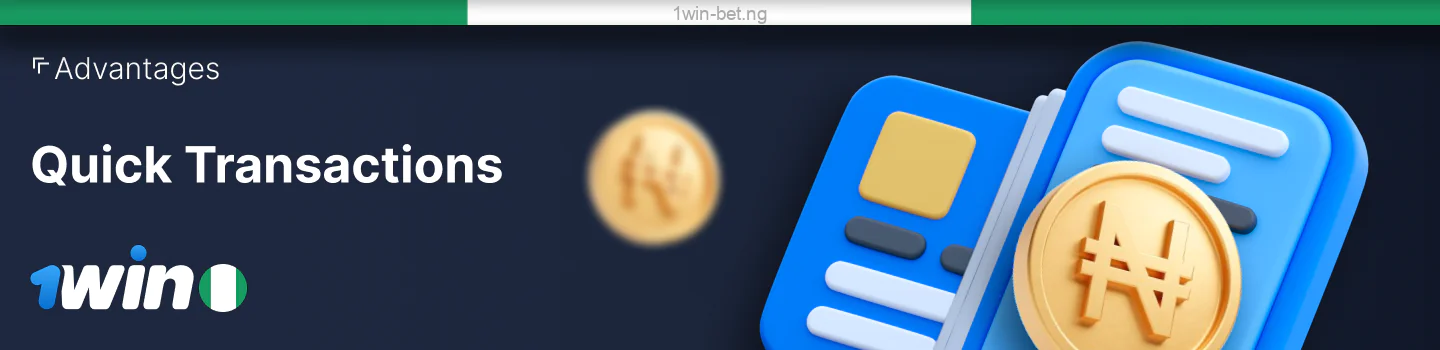 1win Nigeria Quick Transactions