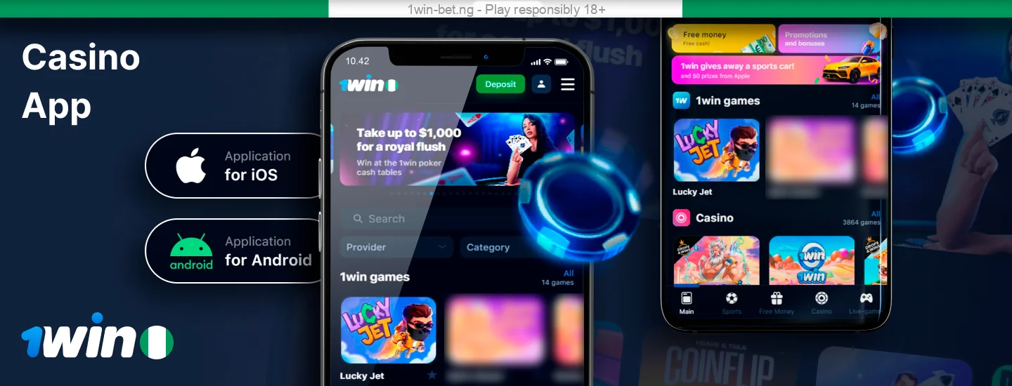 1win Nigeria Casino Application