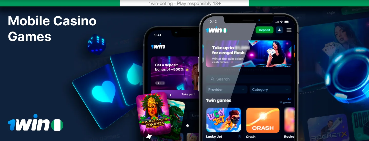 Casino on 1win Nigeria app