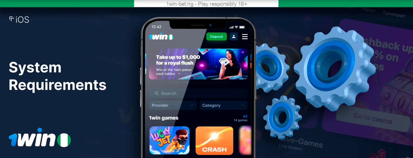 Technical Requirements 1win Nigeria for iOS
